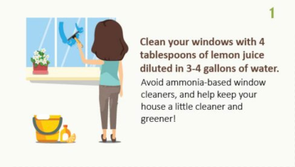 natural way to clean a home's windows