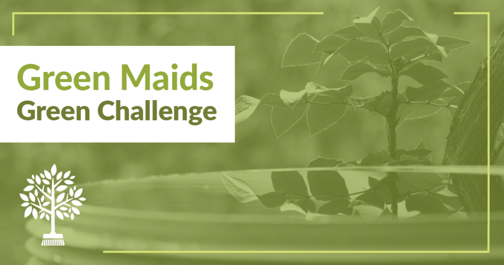 Image with text: Green Maids Green Challenge
